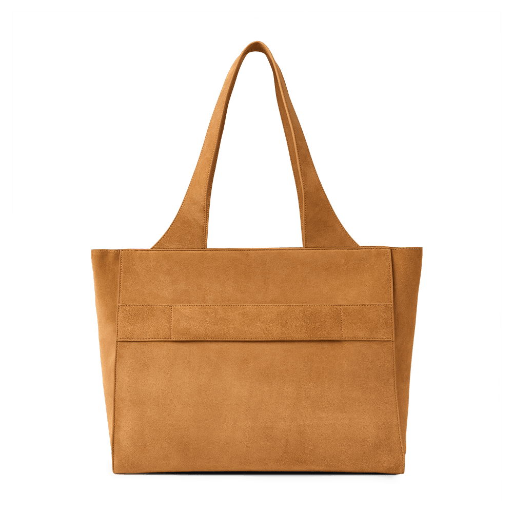 Juliette Suede Work Tote Whiskey