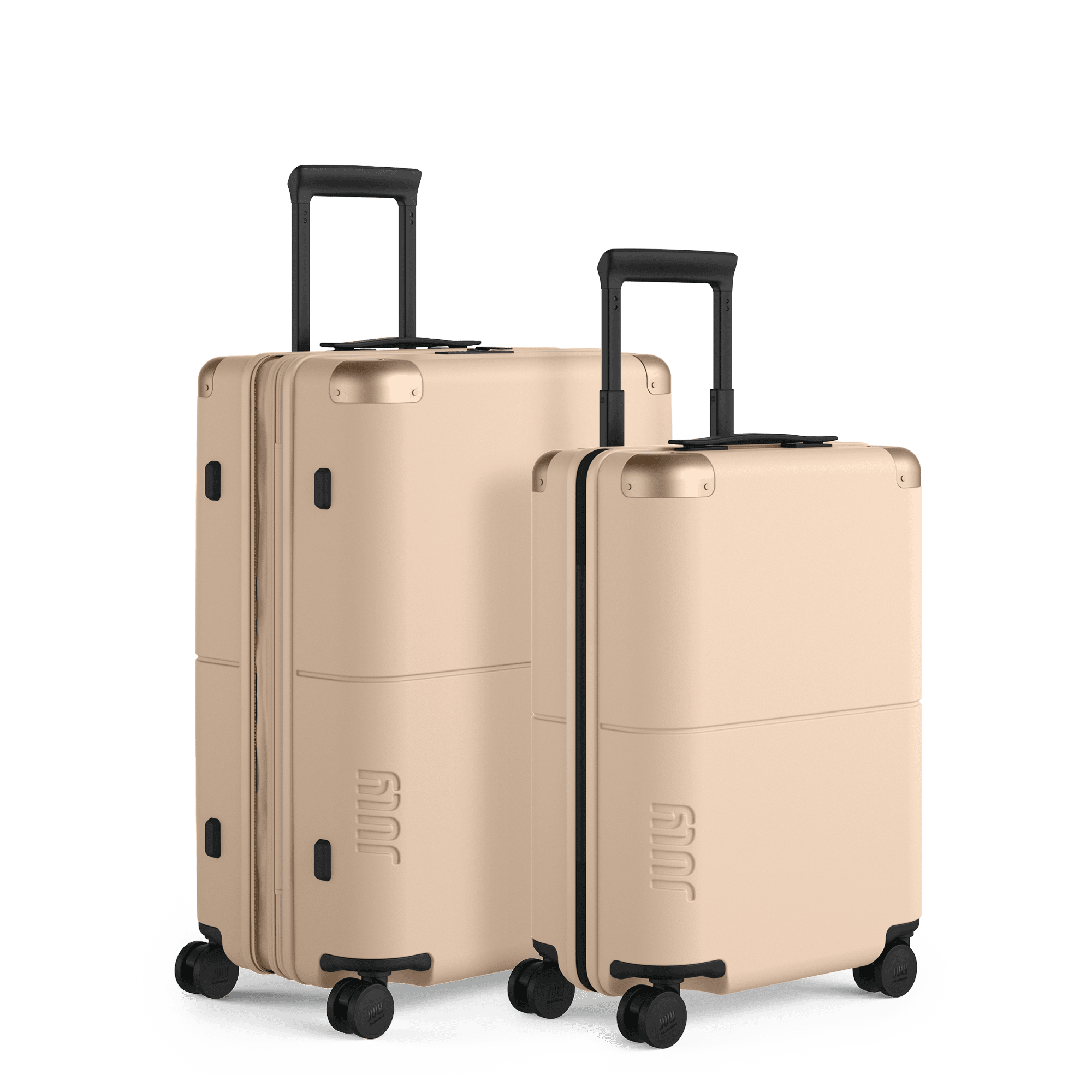 Classic Checked Expandable Set Sand