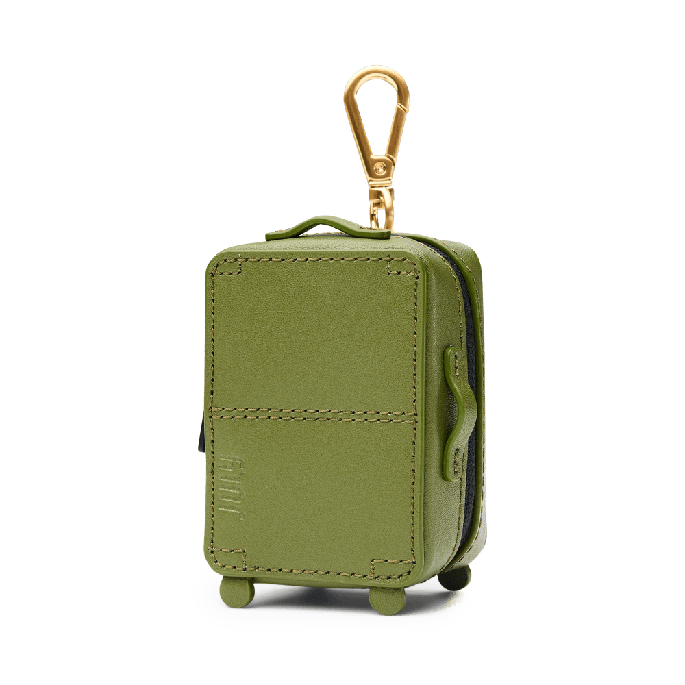 Mini Luggage Charm Moss
