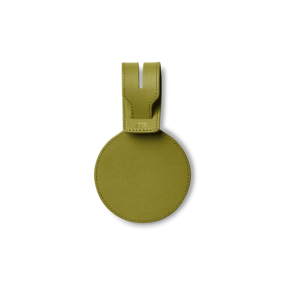 Circle Luggage Tag Olive
