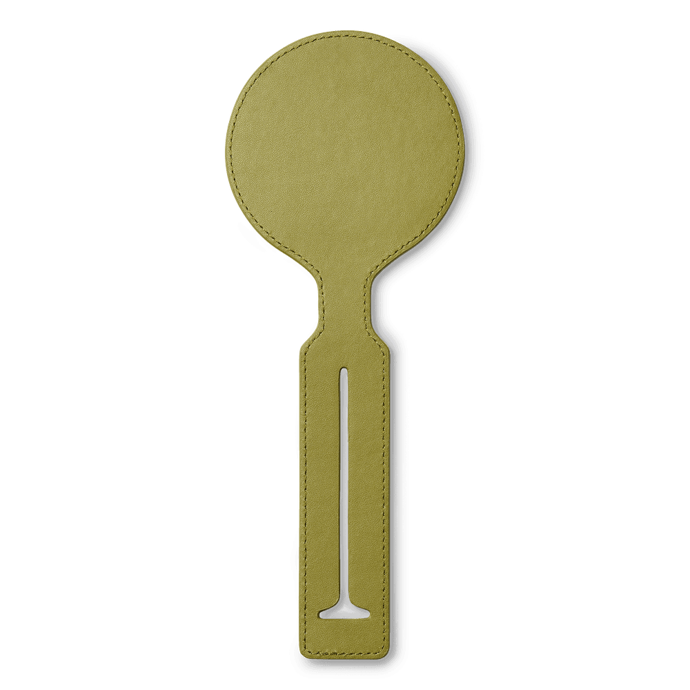 Circle Luggage Tag Olive