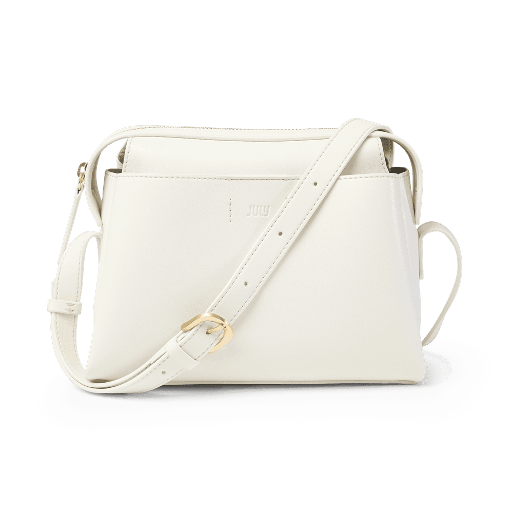 Juliette Soft Fold Crossbody Bone