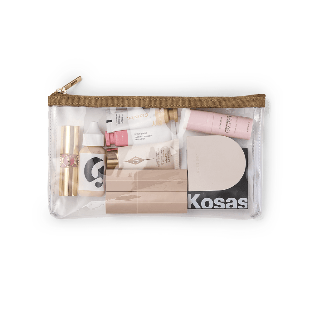 Vanity Cosmetic Case Light Brown