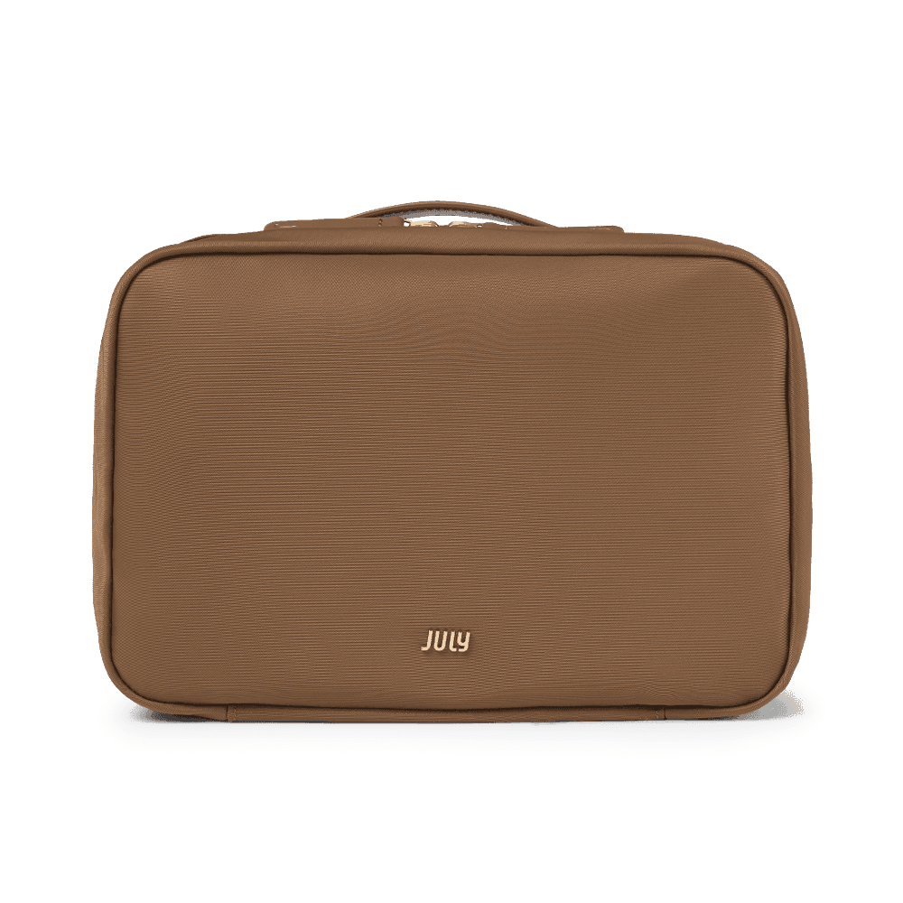 Hanging Toiletry Bag Light Brown