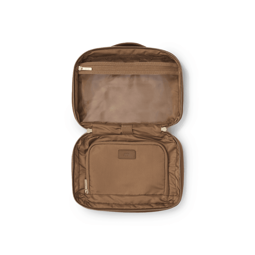Hanging Toiletry Bag Light Brown