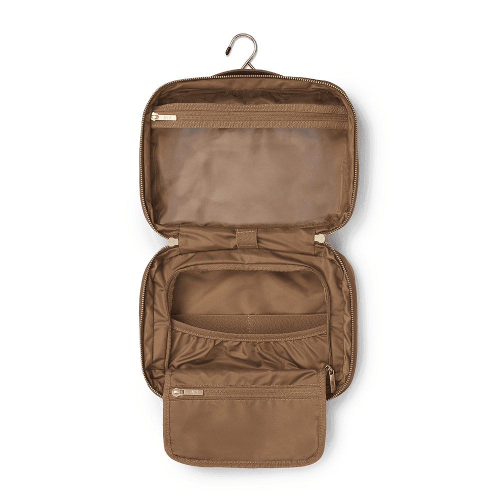 Hanging Toiletry Bag Light Brown