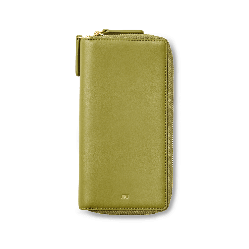 Large Travel Wallet Olive
