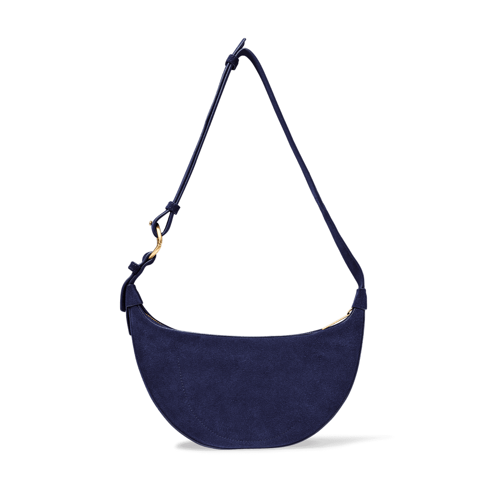 Juliette Suede Luna Bag