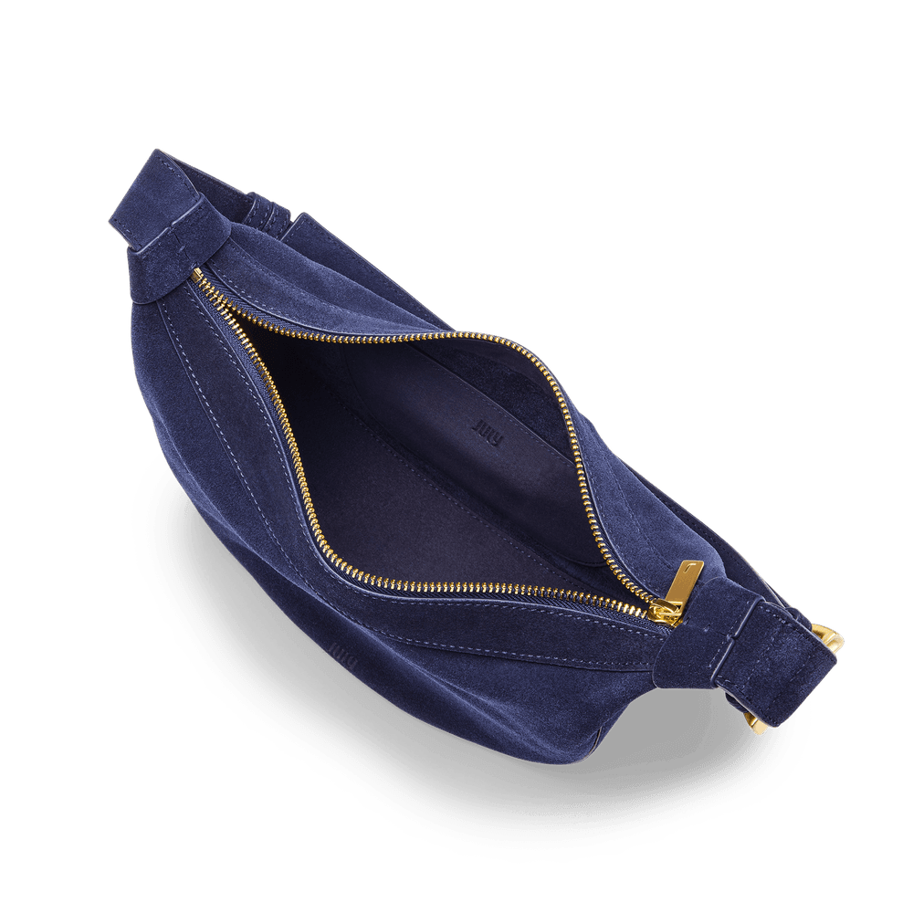 Juliette Suede Luna Bag
