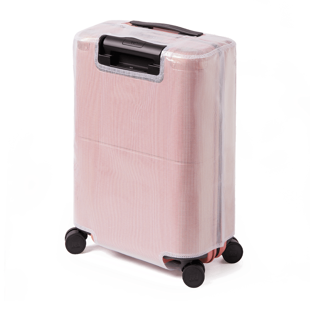 Transparent Mesh Luggage Cover - Checked Plus